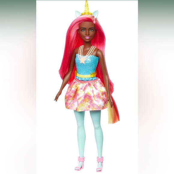 🧡 6 for $20🧡 Barbie Dreamtopia Unicorn Doll in Rainbow Look| NEW - Picture 2 of 12